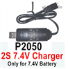 MJX Hyper Go H16 H16E H16H H16P Parts USB P2050 7.4V 2S USB Charger.It can only charge the 7.4V 2S Battery.